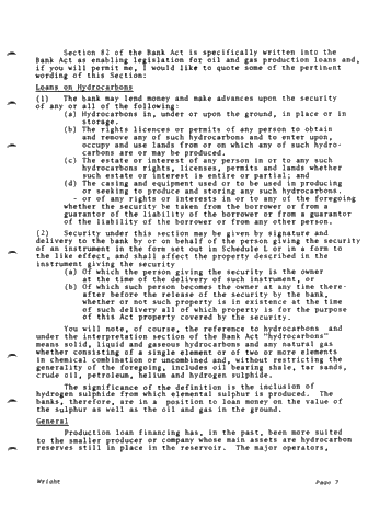 Bank Financing in the Petroleum Industry Page 7