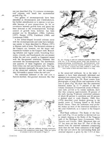 Middle Silurian Patch Reefs in Gasport Member New York Page 11