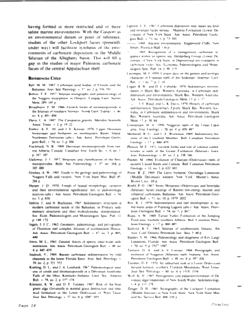 Middle Silurian Patch Reefs in Gasport Member New York Page 18