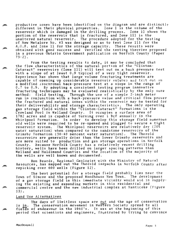 The "Clinton-Cataract Potential of Norfolk County - How Significant is it? Page 5