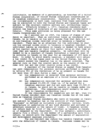 Taxes - The Canadian Viewpoint Revisited Page 5