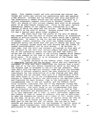 Taxes - The Canadian Viewpoint Revisited Page 8