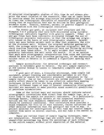 Lithological Indicators of Reservoir Reservoir Proximity Southwestern Ontario Page 4