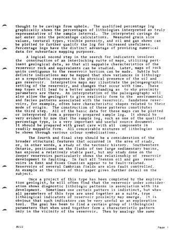 Lithological Indicators of Reservoir Reservoir Proximity Southwestern Ontario Page 5