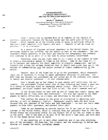 Luncheon Address Page 1
