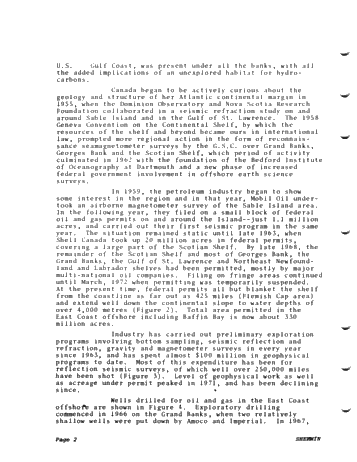 Canadian East Coast Offshore Exploration for Oil and Gas Page 2
