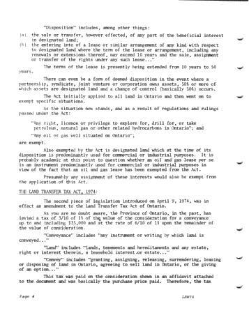 Politics and the Canadian Exploration Environment Page 4