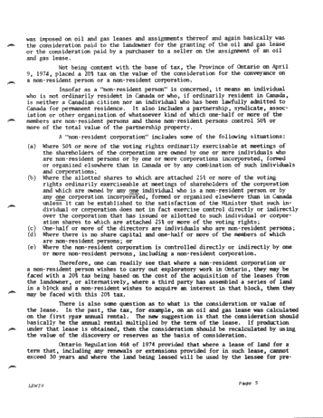 Politics and the Canadian Exploration Environment Page 5
