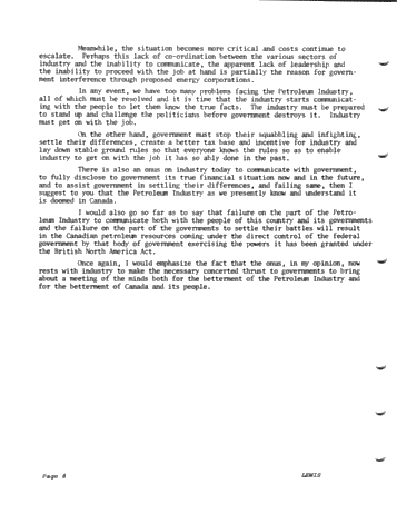 Politics and the Canadian Exploration Environment Page 8