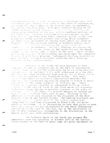 North Sea Developments Page 3