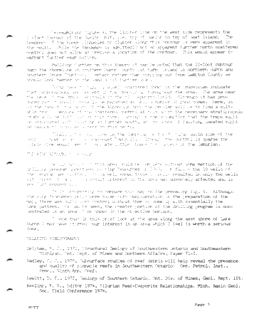 Geology & Hydrocarbon Potential of the East Shore of Lake Huron Page 5
