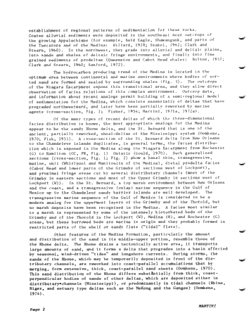 Environments of Deposition of The Medina (Grimsby) Formation and Exploration for Hydrocarbons Page 2