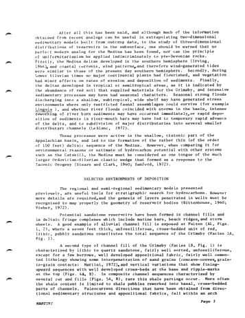 Environments of Deposition of The Medina (Grimsby) Formation and Exploration for Hydrocarbons Page 3