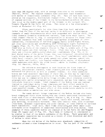 Environments of Deposition of The Medina (Grimsby) Formation and Exploration for Hydrocarbons Page 4