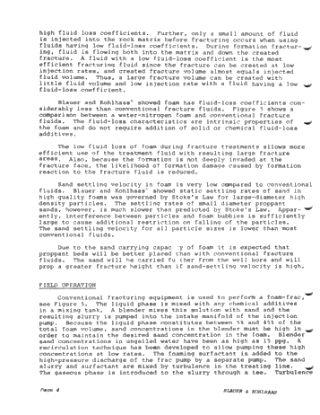 Foam Fracturing - an Innovation in Formation Stimulation Page 4