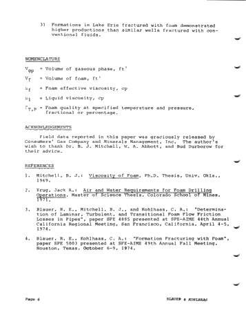 Foam Fracturing - an Innovation in Formation Stimulation Page 6