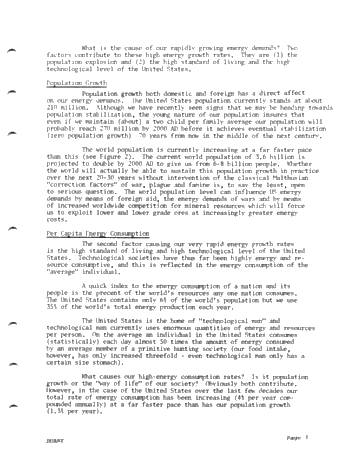 The Impending Energy Crisis: A Vital Challenge Page 5
