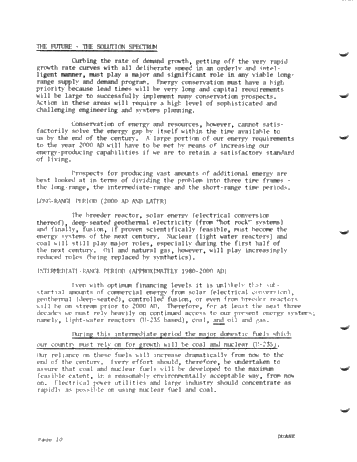 The Impending Energy Crisis: A Vital Challenge Page 12