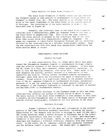 Cambrian and Cambro-Ordovician Stratigraphic Framework of the Michigan Basin Page 4