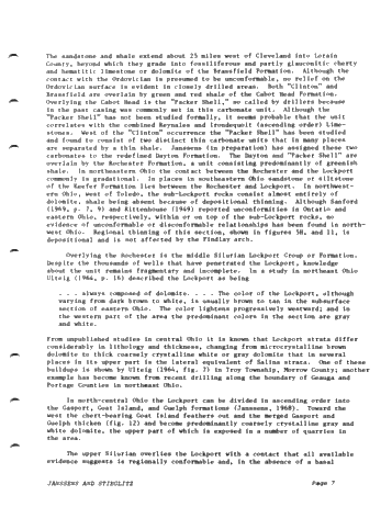 The Lower and Middle Paleozoic History of the Findlay Arch in Ohio Page 7