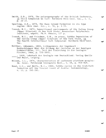 The Lower Salina (Upper Silurian) Stratigraphy in a Dessicated, Deep Michigan Basin Page 18