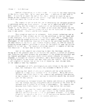 Luncheon Address - Canada's Petroleum - at the Crossroads Page 6