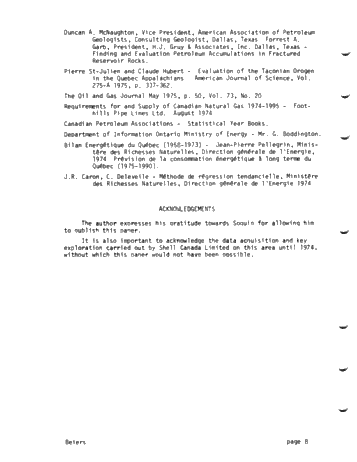Quebec Lowlands - Overview and Hydrocarbon Potential Page 8