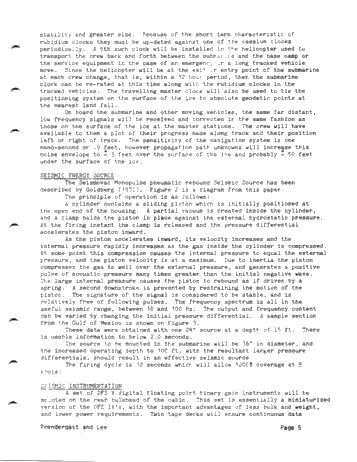 A Submersible System for Seismic Data Acquisition Under the Arctic Ice Page 5