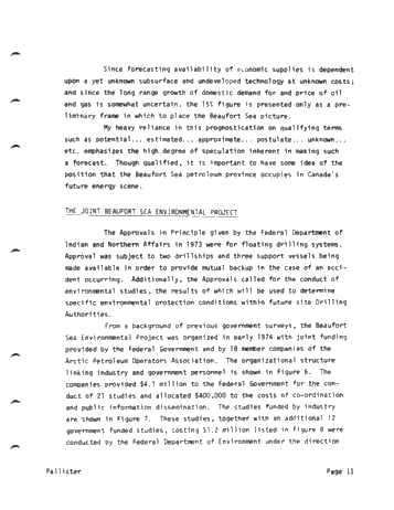 Offshore Environmental Project and Drilling Plans in the Beaufort Sea Page 11