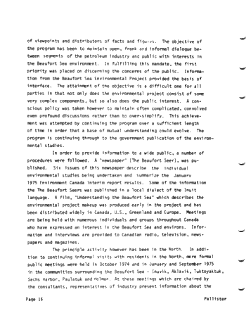 Offshore Environmental Project and Drilling Plans in the Beaufort Sea Page 16