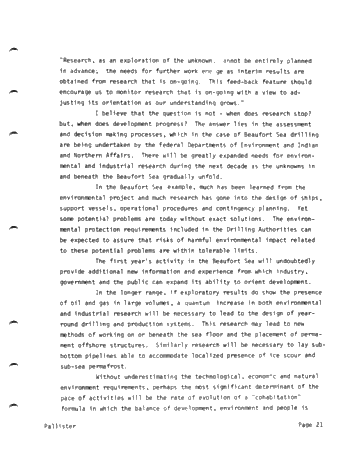 Offshore Environmental Project and Drilling Plans in the Beaufort Sea Page 21