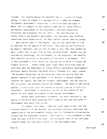 Offshore Environmental Project and Drilling Plans in the Beaufort Sea Page 22