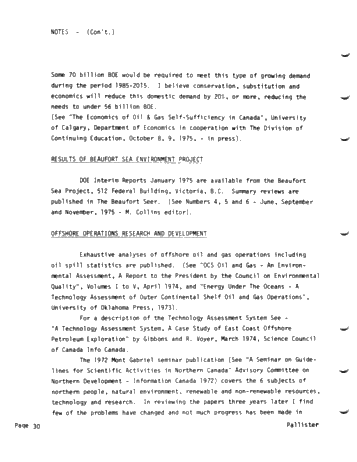 Offshore Environmental Project and Drilling Plans in the Beaufort Sea Page 30