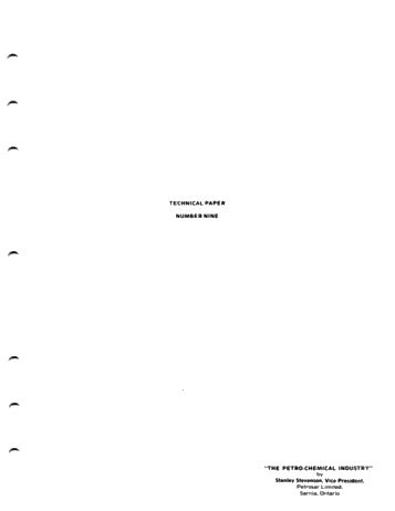 The Petro-Chemical Industry Page 1