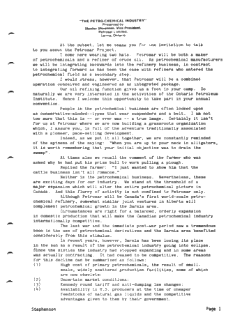The Petro-Chemical Industry Page 1