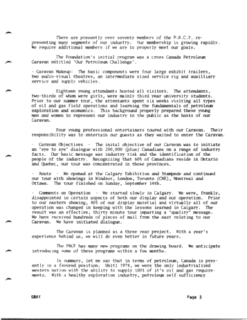 Our Petroleum Communications Page 3