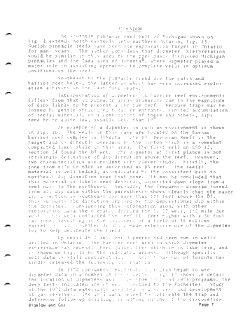 High-Resolution Dipmeter Uses in Michigan's Niagaran Reefs (Co- Author: John W. Cox) Page 7