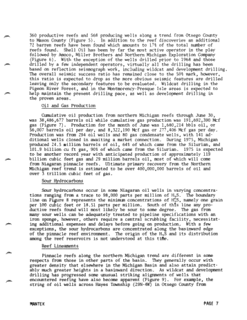Recent Exploration Activity in Michigan Page 5