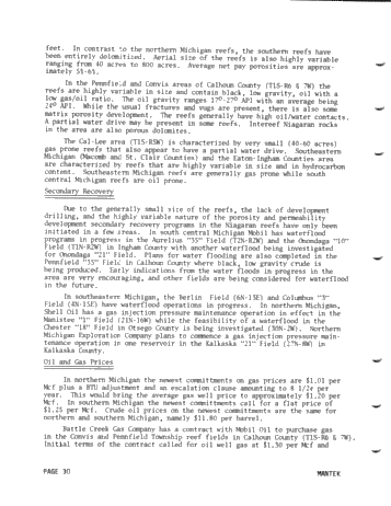 Recent Exploration Activity in Michigan Page 28