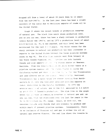 The Question of Oil and Gas Production From Canada's Northern Frontier Page 4