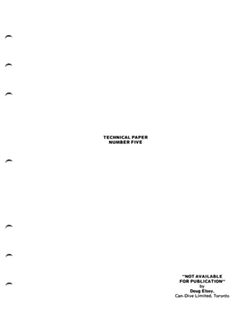Diving, State of the Art Page 1