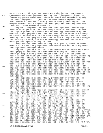 Geologic and Seismic Reef Proximity Indicators: Some Silurian Examples From the Michigan Basin Page 3