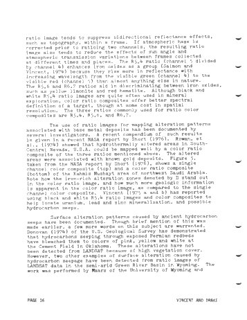 Potential Use of Landsat Data for Petroleum Exploration in the Michigan Basin Page 16