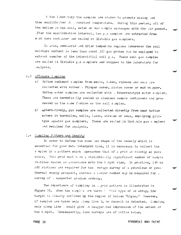 Helium Surveys: an Exploration Tool for Locating Uranium, Petroleum and Geothermal Energy Sources Page 16