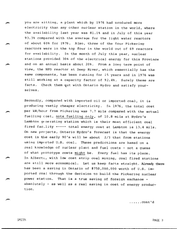 Luncheon Address - Energy Resources - Decision Making Page 3