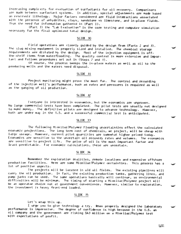 Enhanced Oil Recovery by Micellar Polymer Flooding Page 6