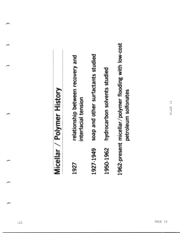 Enhanced Oil Recovery by Micellar Polymer Flooding Page 19