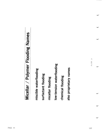 Enhanced Oil Recovery by Micellar Polymer Flooding Page 20