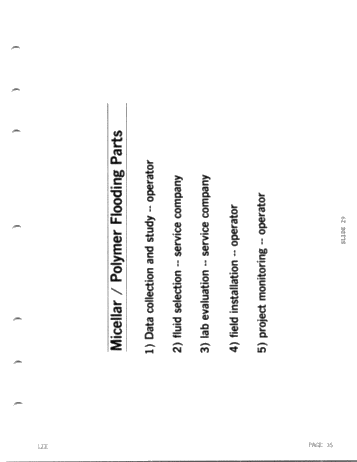 Enhanced Oil Recovery by Micellar Polymer Flooding Page 35