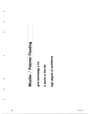 Enhanced Oil Recovery by Micellar Polymer Flooding Page 41